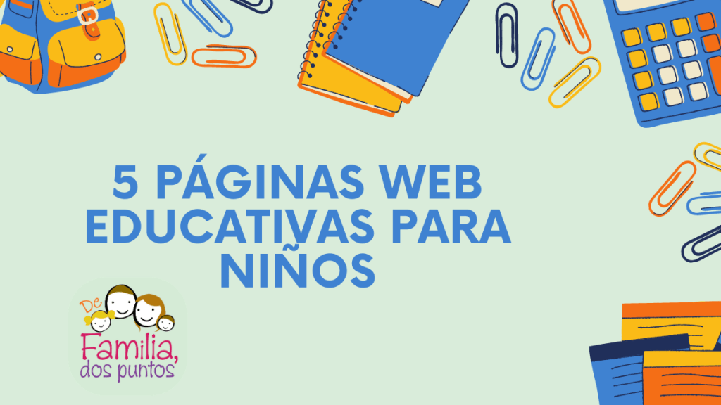 5 páginas web educativas para niños
